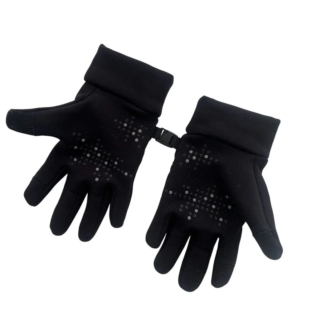 HEAD Kids’ Touchscreen Gloves - BLACK Heather Medium winter layer